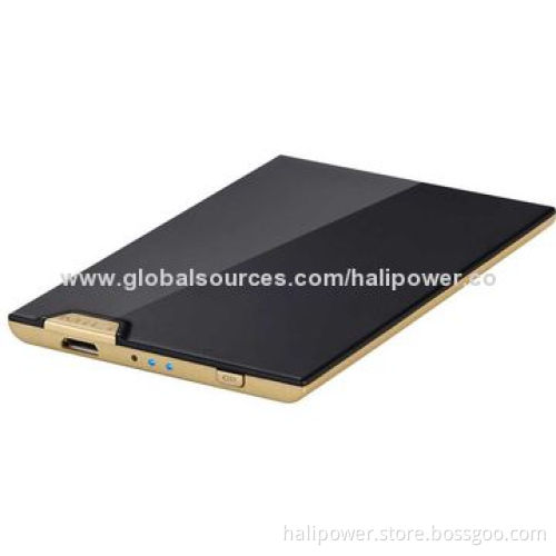 Credit Card Size Rechargeable Power Bank with 1,200mAh Capacity